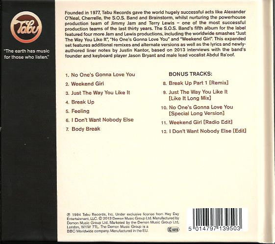 SOS Band* : Just The Way You Like It (CD, Album, RE, RM, Dig)