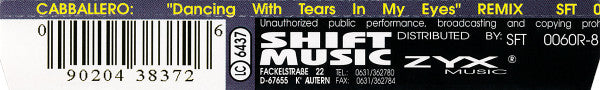 Cabballero : Dancing With Tears In My Eyes (Remix) (CD, Maxi)