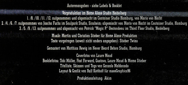 Stieber Twins : Fenster Zum Hof (2xLP, Album, RE)