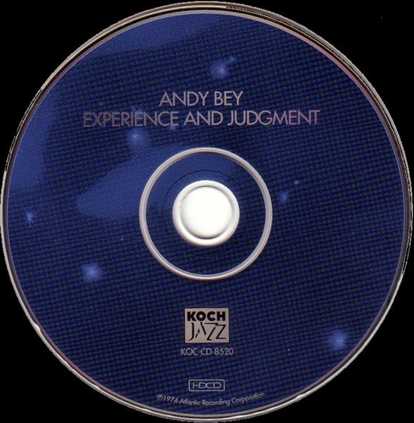 Andy Bey : Experience And Judgment (HDCD, Album, RE)