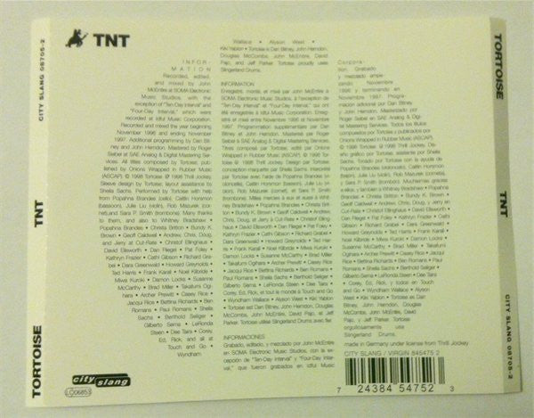 Tortoise : TNT (HDCD, Album)