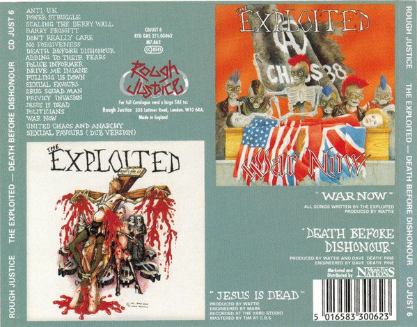 The Exploited : Death Before Dishonour (CD, Album, RE)