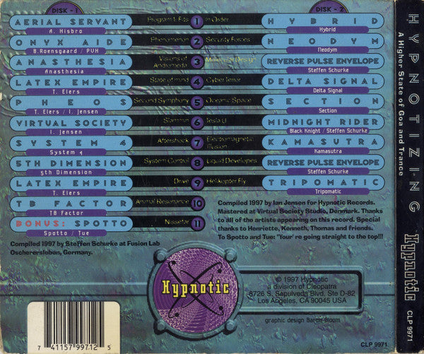 Various : Hypnotizing - A Higher State Of Goa And Trance (2xCD, Comp)
