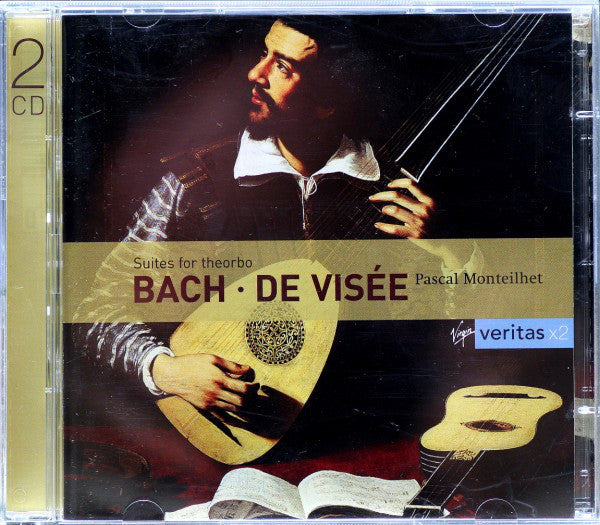 Bach* · De Visée*, Pascal Monteilhet : Suites For Theorbo (2xCD, Album, Comp)