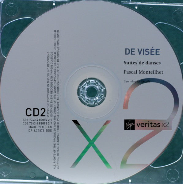 Bach* · De Visée*, Pascal Monteilhet : Suites For Theorbo (2xCD, Album, Comp)