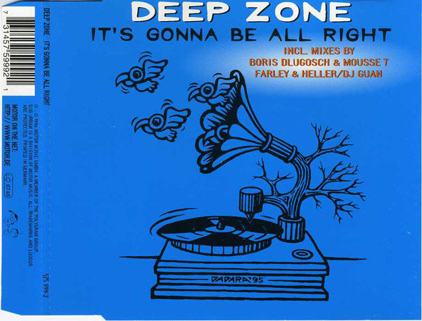 Deep Zone : It's Gonna Be All Right (CD, Maxi)