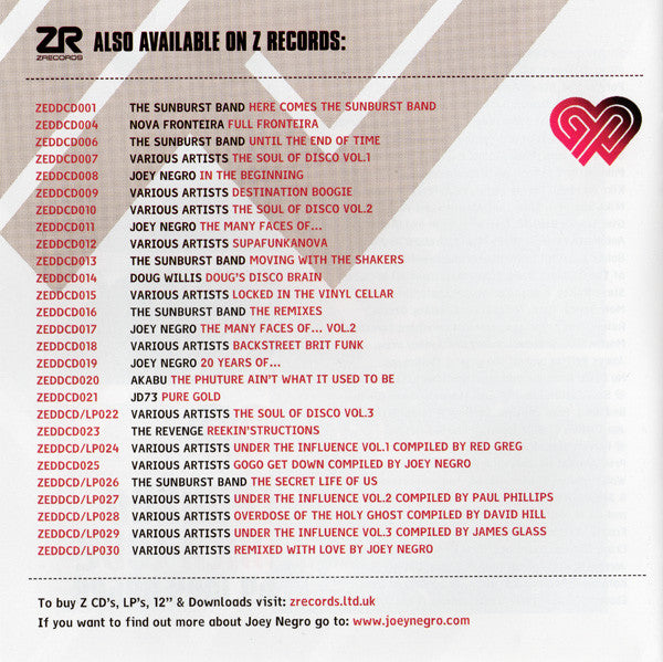 Joey Negro : Remixed With Love By Joey Negro (2xCD, Comp)