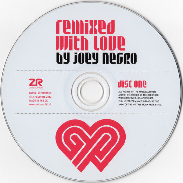 Joey Negro : Remixed With Love By Joey Negro (2xCD, Comp)
