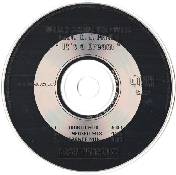 World Inside The Music Feat. DJ Panda : It&#39;s A Dream (CD, Maxi)