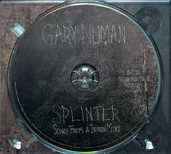 Gary Numan : Splinter (Songs From A Broken Mind) (CD, Album, Dig)