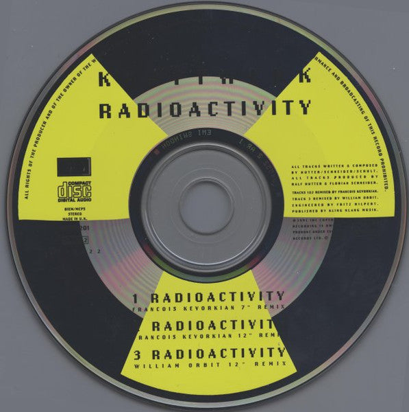 Kraftwerk : Radioactivity (CD, Single)
