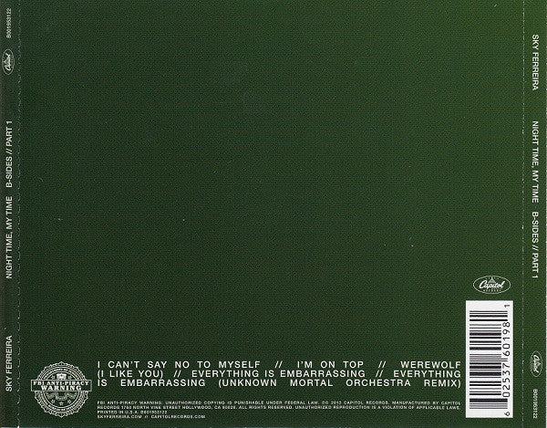 Sky Ferreira : Night Time, My Time (B-Sides // Part 1) (CD, EP)