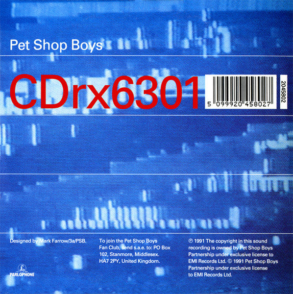 Pet Shop Boys : DJ Culturemix (CD, Single)