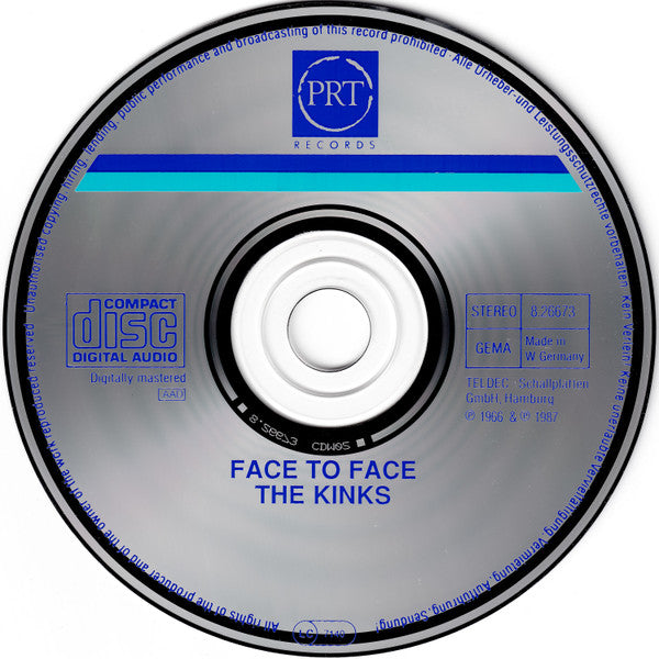 The Kinks : Face To Face (CD, Album, RE)
