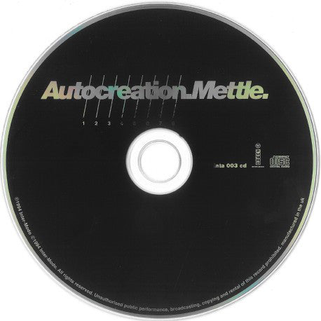 Autocreation : Mettle (CD, Album)