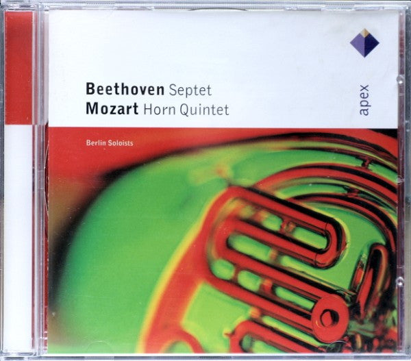 Beethoven*, Mozart* - Berlin Soloists* : Septet / Horn Quintet (CD, Album, RE)