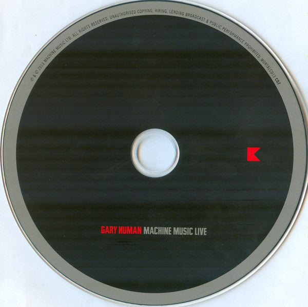 Gary Numan : Machine Music Live (2xCD, Album)