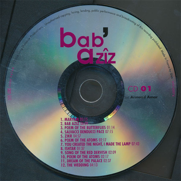 Armand Amar : Bab&#39; Azîz - Le Prince Qui Contemplait Son Âme (2xCD, Album)