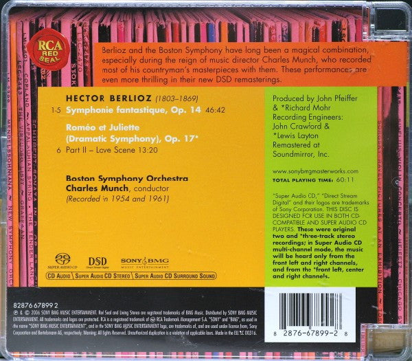 Hector Berlioz - Charles Munch, Boston Symphony Orchestra : Symphonie Fantastique (SACD, Hybrid, Multichannel, RM)