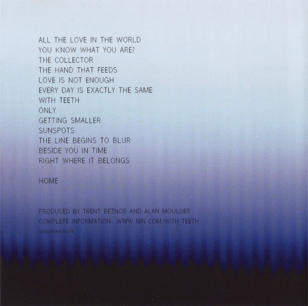 Nine Inch Nails : With Teeth (CD, Album + DVD-V, Album, Multichannel, NTSC, 5.1 )