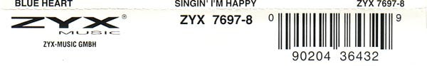 Blue Heart : Singin&#39; I&#39;m Happy (CD, Maxi)