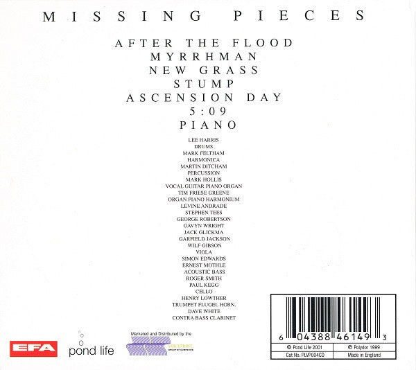 Talk Talk : Missing Pieces (CD, Comp, Dig)