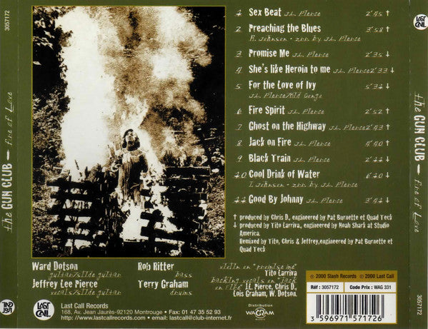 The Gun Club : Fire Of Love (CD, Album, RE)