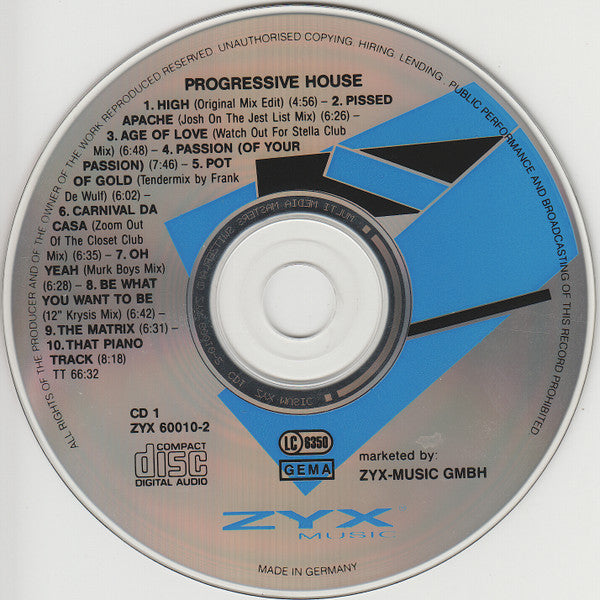 Various : Progressive House (2xCD, Comp)