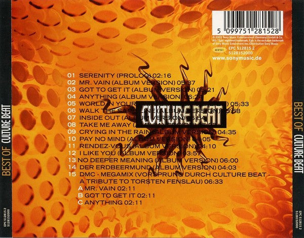 Culture Beat : Best Of Culture Beat (CD, Comp)