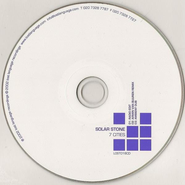 Solarstone : 7 Cities (CD, Single)