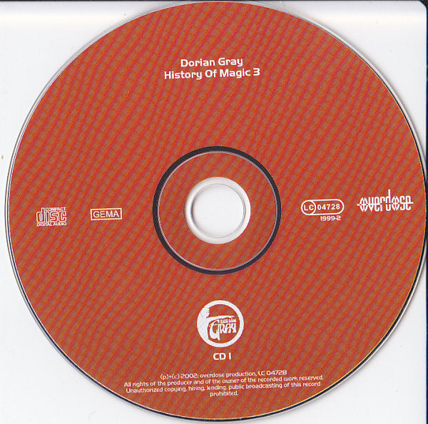 Various : Dorian Gray - History Of Magic 3 (2xCD, Comp)