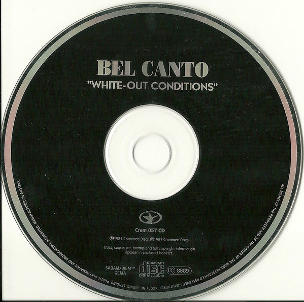 Bel Canto : White-Out Conditions (CD, Album, RE)