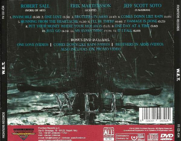 W.E.T. (2) : W.E.T. (CD, Album + DVD-V, NTSC)