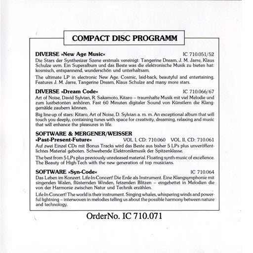 Software : Digital-Dance (Magic Sounds From Percussion Island) (CD, Album, RE, RM, RP)