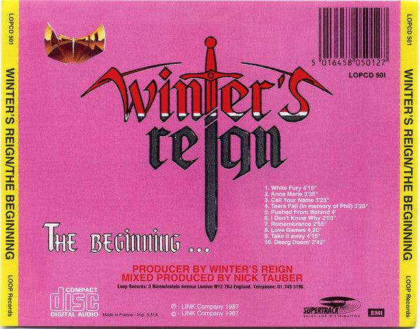 Winter's Reign : The Beginning (CD, Album)