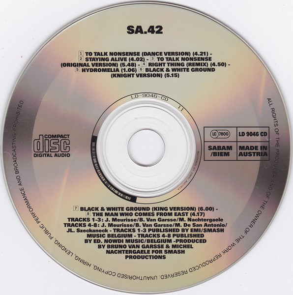 Signal Aout 42 : To Talk Nonsense / Right Thing (CD, Maxi)