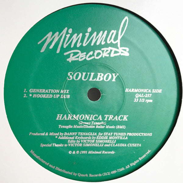 Soulboy : Harmonica Track / Love Or Lust (12&quot;, MP)