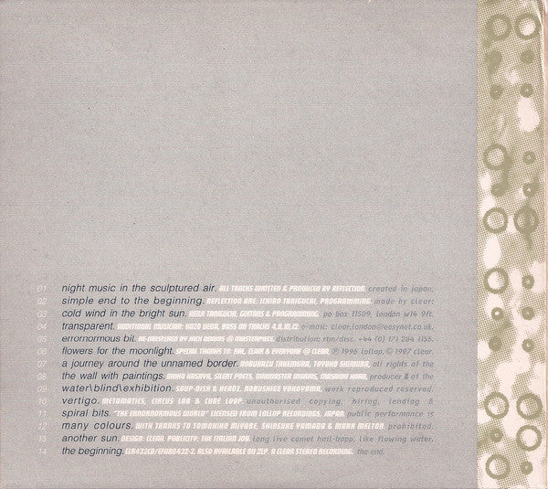 Reflection : The Errornormous World (CD, Album)