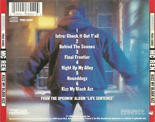 MC Ren : Kizz My Black Azz (CD, EP)