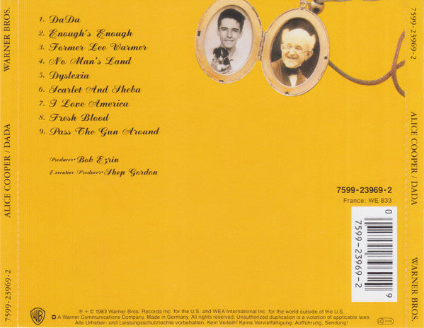 Alice Cooper (2) : DaDa (CD, Album, RE)
