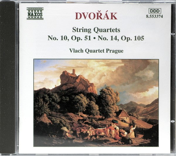 Dvořák* - Vlach Quartet Prague : String Quartets No. 10, Op. 51 / No. 14, Op. 105 (CD)