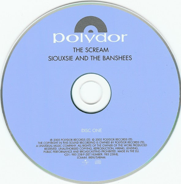 Siouxsie And The Banshees* : The Scream (CD, Album, RE + CD + Dlx, RM)