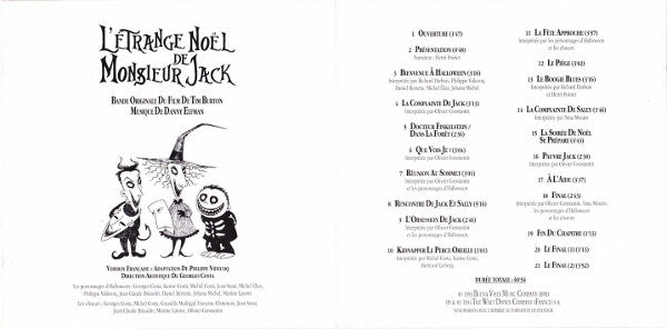 Danny Elfman : L'Etrange Noël De Monsieur Jack (Bande Originale Du Film De Tim Burton) (CD)