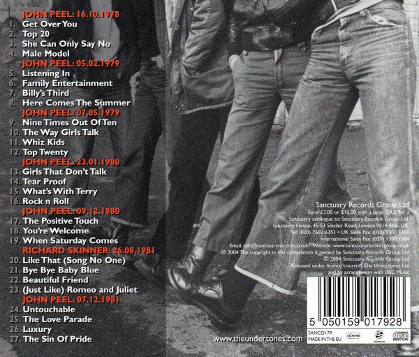 The Undertones : Listening In (Radio Sessions 1978-1982) (CD)