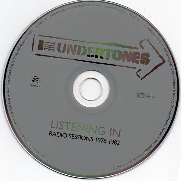 The Undertones : Listening In (Radio Sessions 1978-1982) (CD)