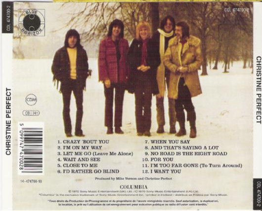 Christine Perfect : Christine Perfect (CD, Album, RE)