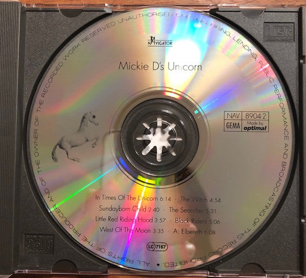 Mickie D&#39;s Unicorn : Mickie D&#39;s Unicorn (CD, Album)