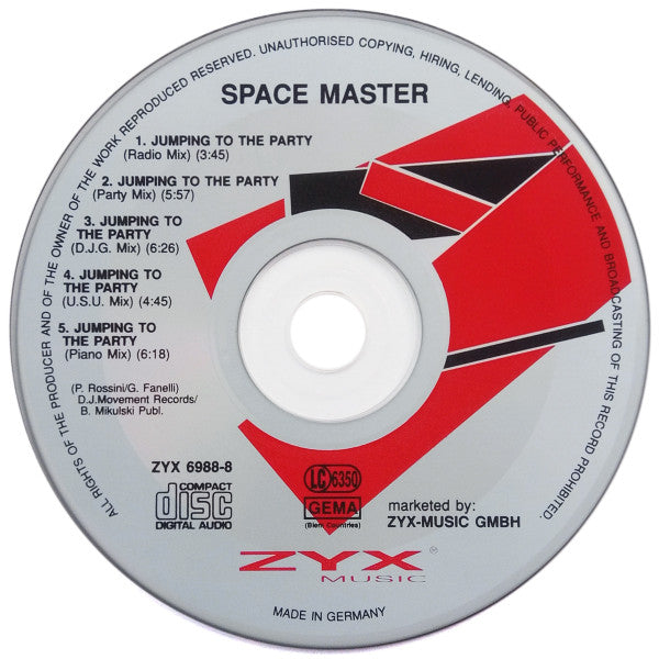 Space Master : Jumping To The Party (CD, Maxi)