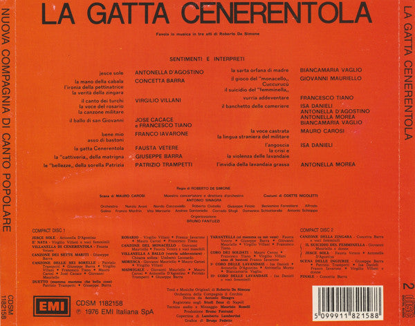 Roberto De Simone / Nuova Compagnia Di Canto Popolare / Compagnia Il Cerchio : La Gatta Cenerentola (2xCD, Album + Box)