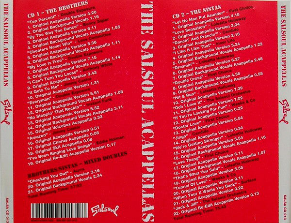 Various : The Salsoul Acappellas (2xCD, Comp)